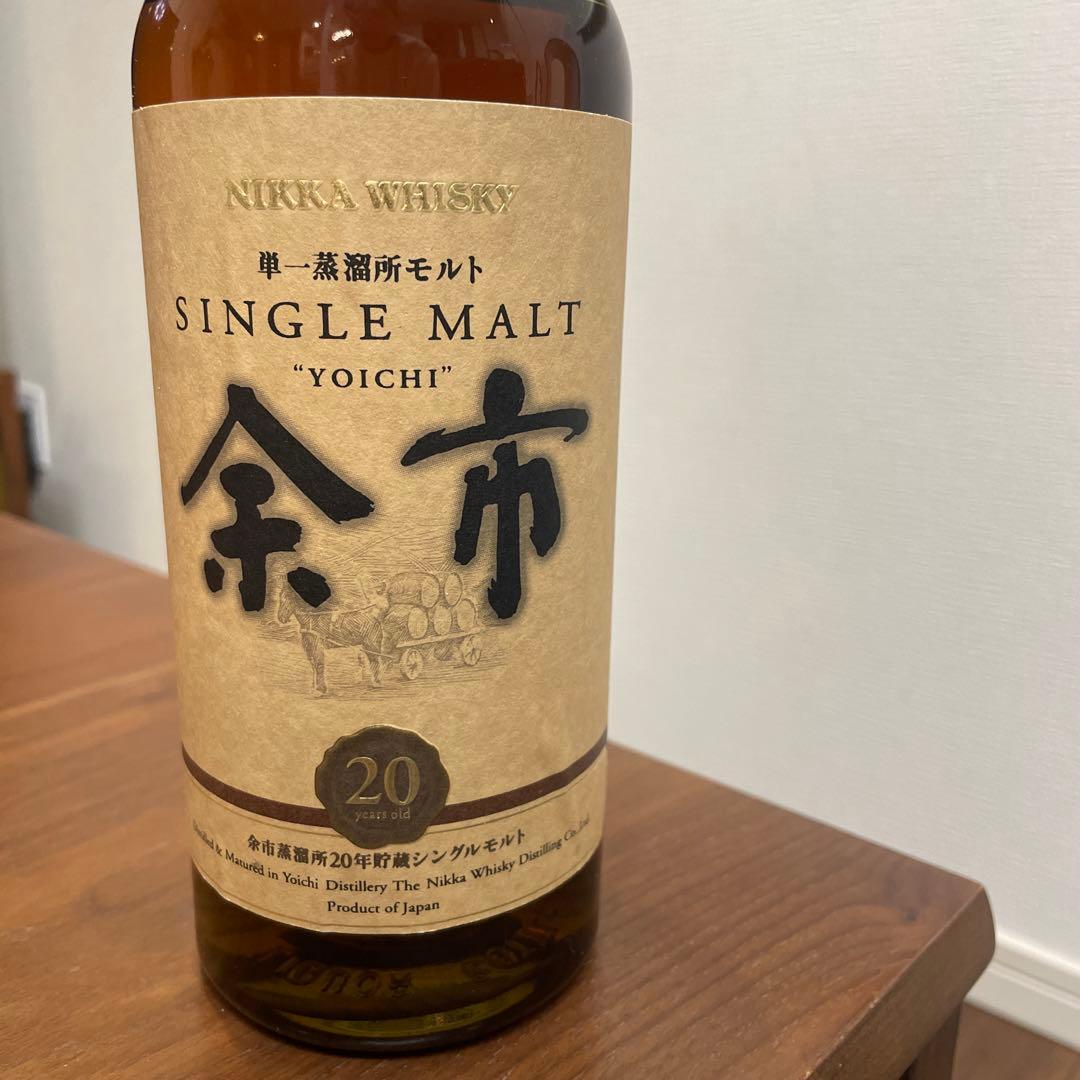 ニッカ　ウイスキー　余市20年 シングルモルト 単一蒸溜所モルト　未開封