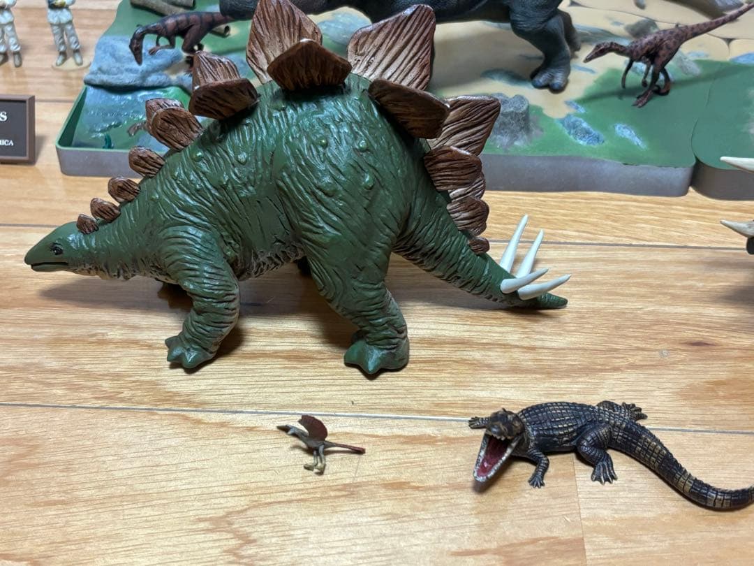 タミヤ 1/35 恐竜世界シリーズ 超大型情景ディスプレイセット 塗装済 完成品