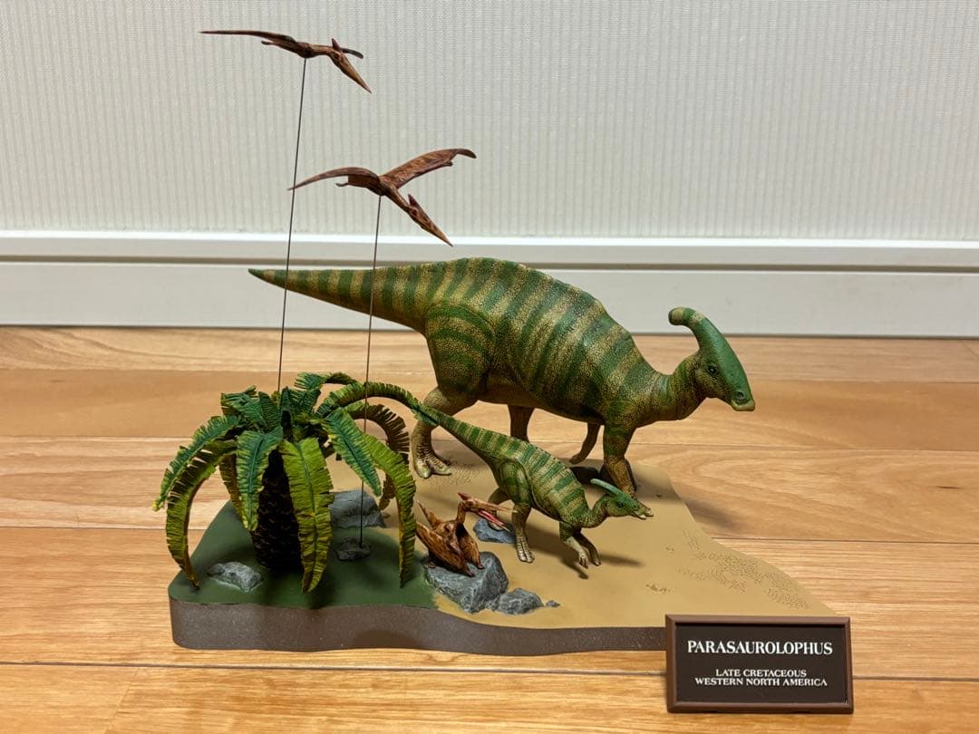 タミヤ 1/35 恐竜世界シリーズ 超大型情景ディスプレイセット 塗装済 完成品