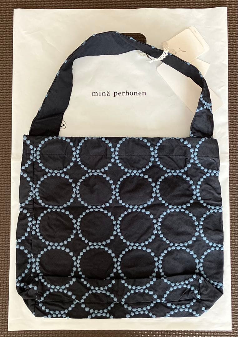 【新品・未使用】ミナペルホネン ミニバッグ タンバリン ※プロフ必読