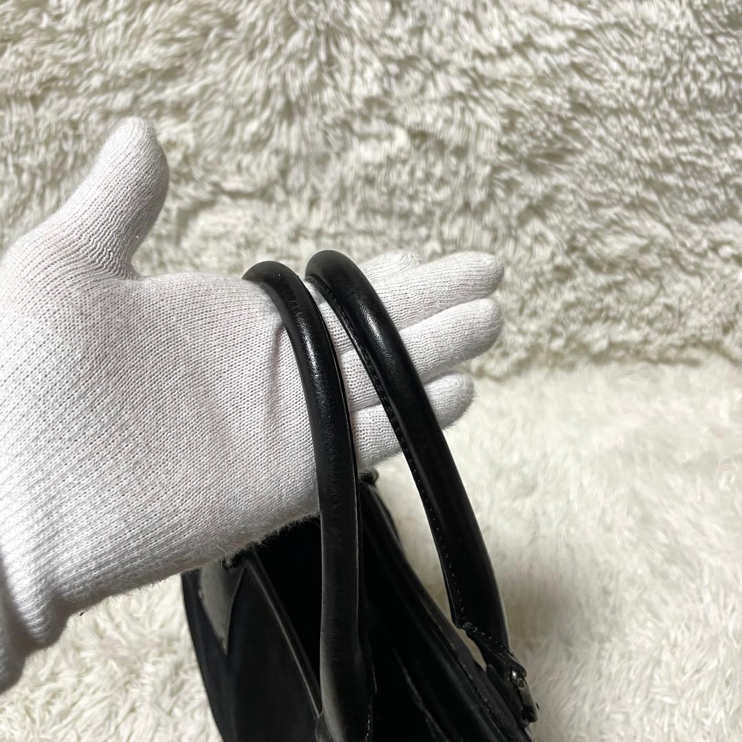 【良品】Burberry バーバリー　ブリーフケース　キャンバス　ブラック　黒