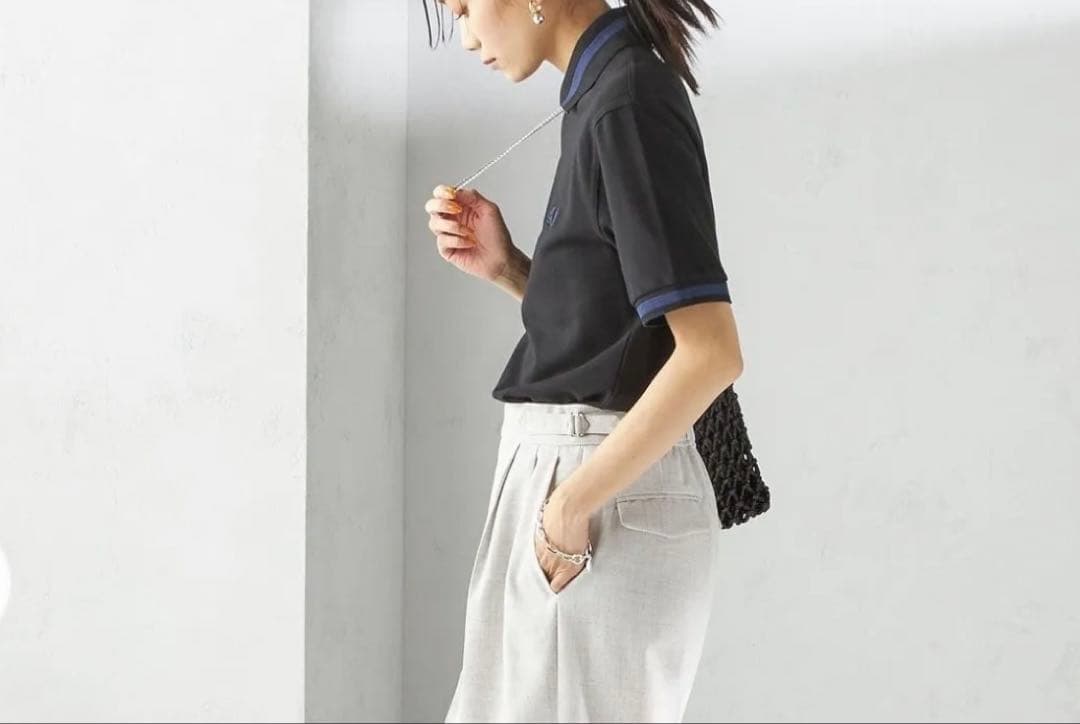 FRED PERRY M2 POLO ENGLAND ブラック