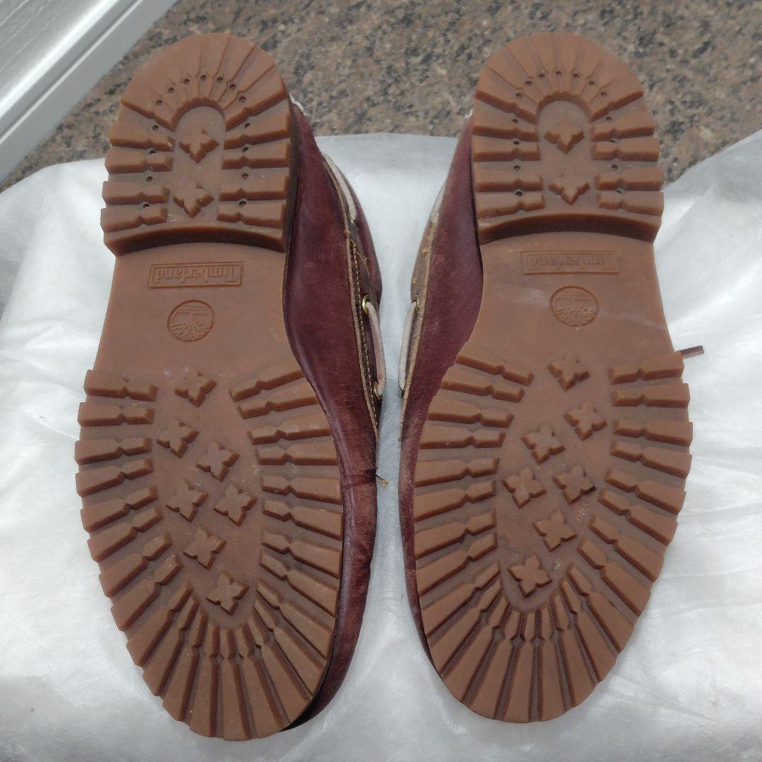 稀少☆Timberland 3eye CLASSIC LUG 本革 バーガンディ