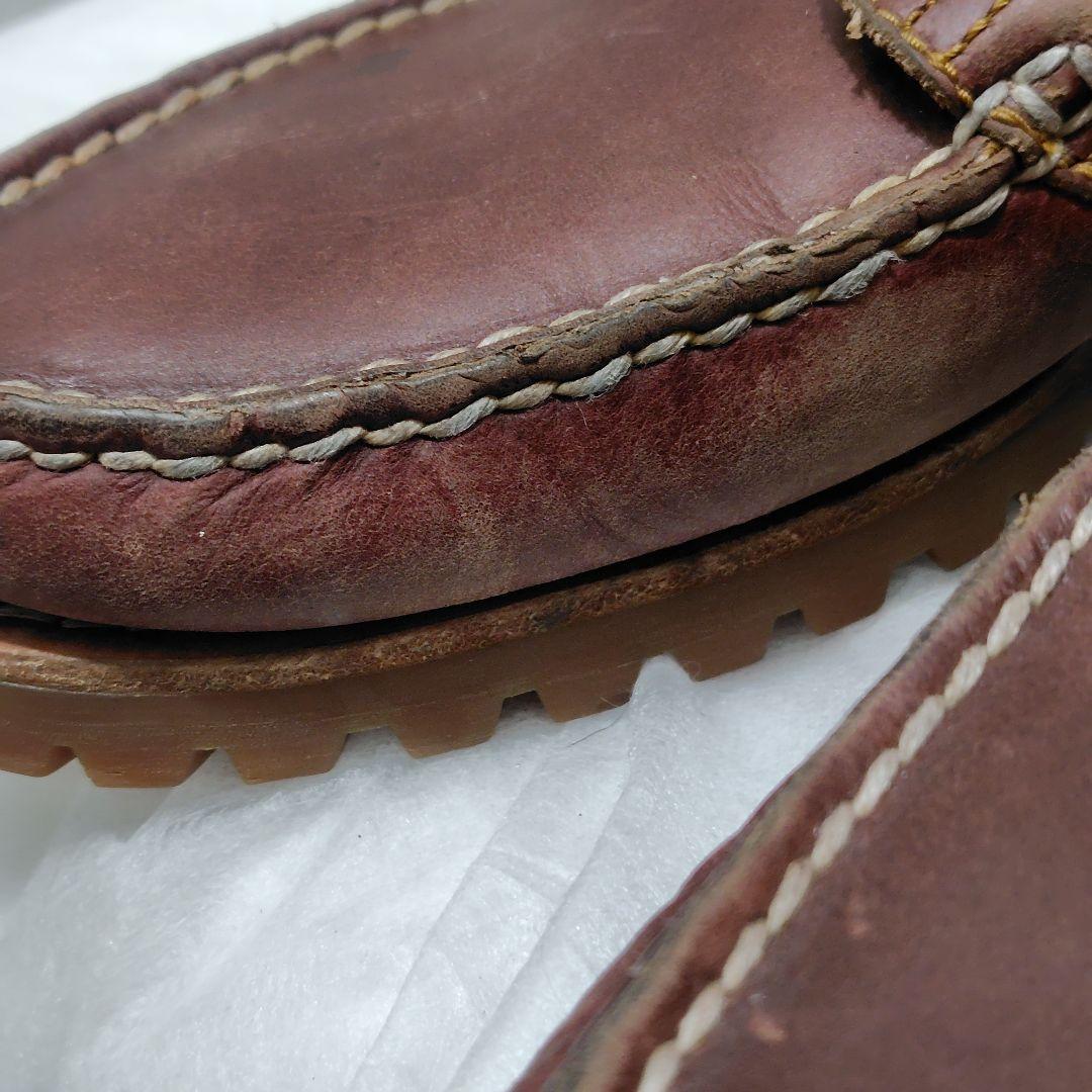 稀少☆Timberland 3eye CLASSIC LUG 本革 バーガンディ