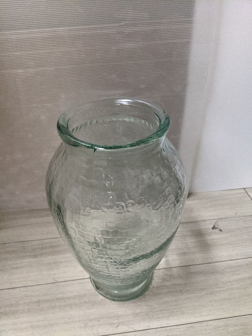 イタリア製 フラワーベース 花瓶 ガラス製 インテリア 花器