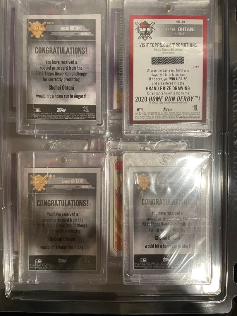 【超希少美品】大谷翔平WINNER  RUN CHALLENGE