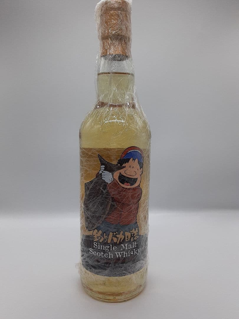 シングルモルトスコッチウイスキー 700ml 8年　釣りバカラベル