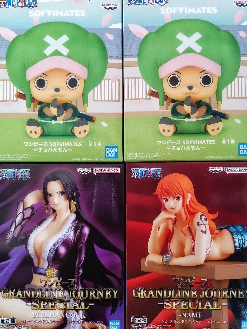 ワンピース フィギュア まとめ売り ルフィ ナミ ハンコック チョパえもん