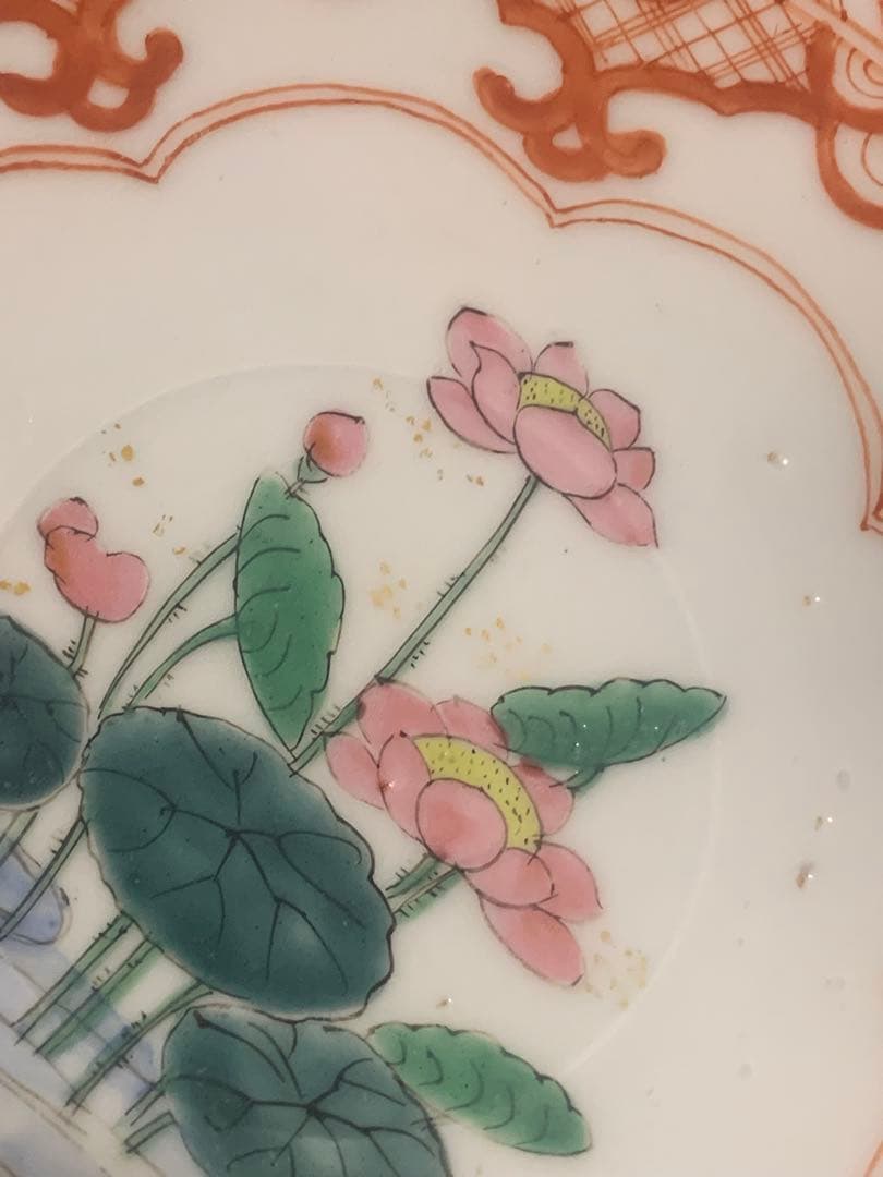 中国清時代の五彩お皿