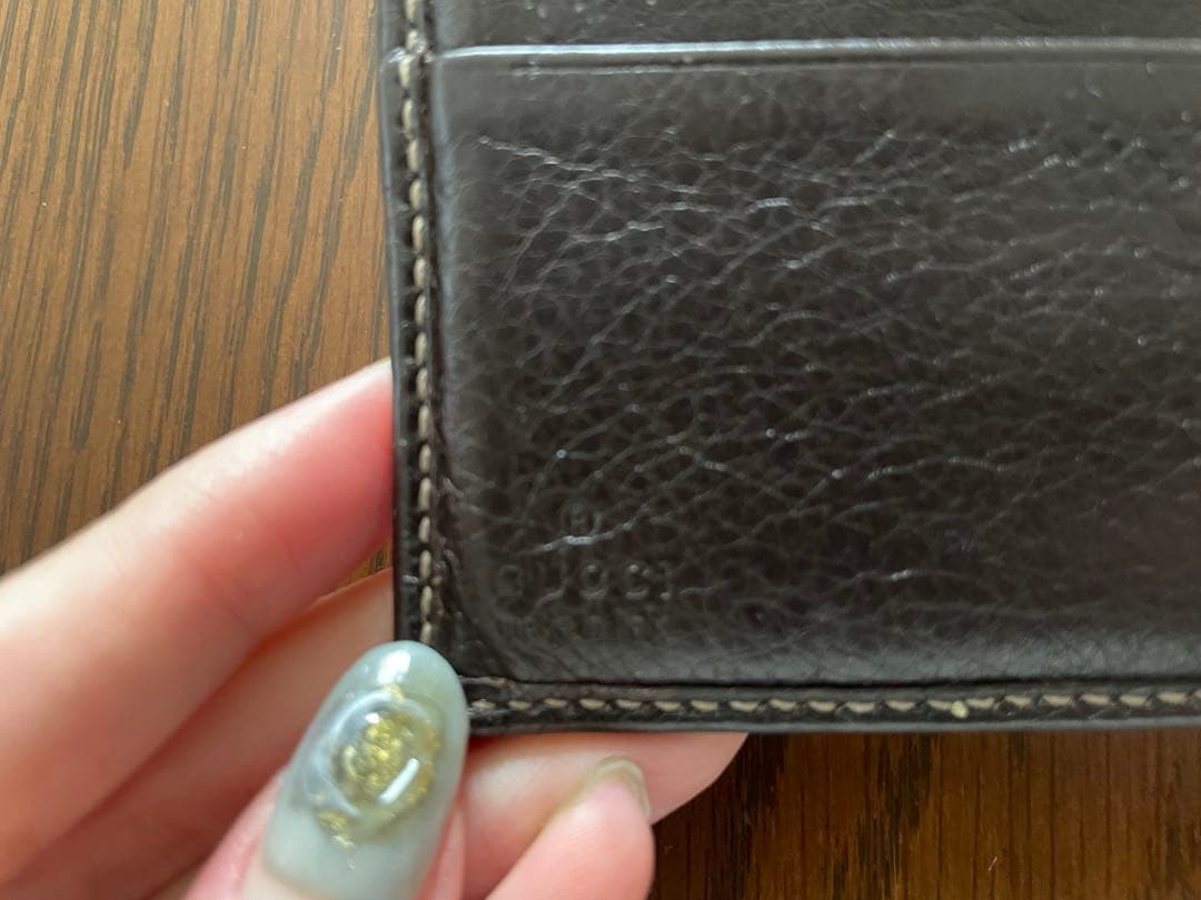 GUCCI GGパターン 二つ折り財布