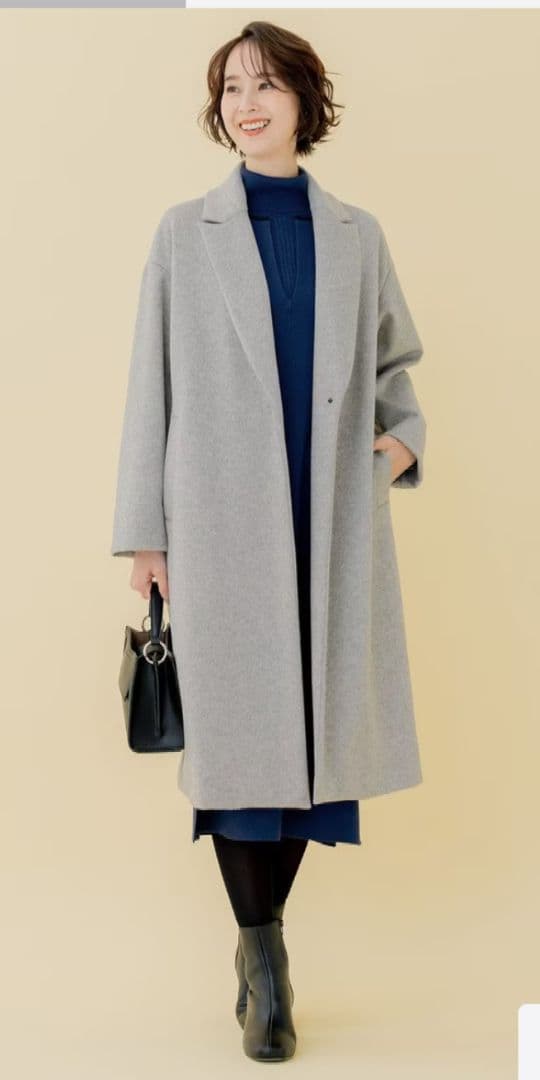 自由区 ブラッシュドビーバーチェスターコート