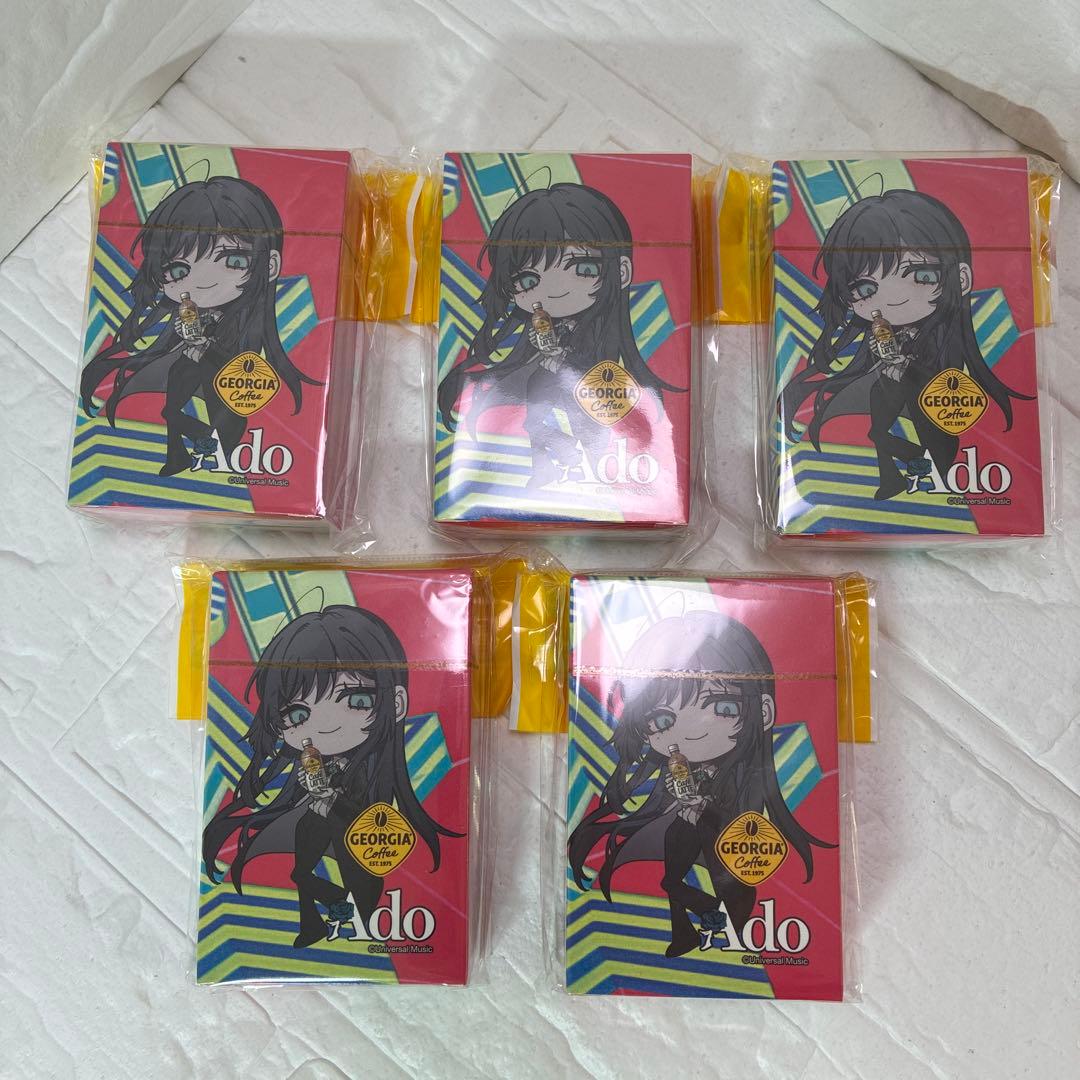 【大幅値下げ】【全４種×5セット】【非売品】Ado　トランプ　ジョージア