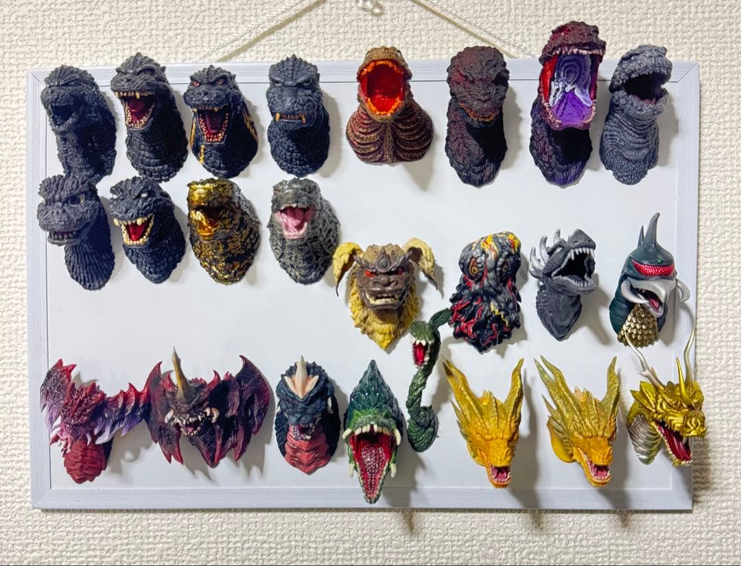 一番くじ　ゴジラ　モンスターヘッドマグネット