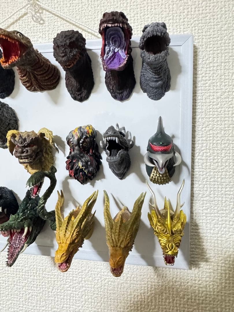 一番くじ　ゴジラ　モンスターヘッドマグネット
