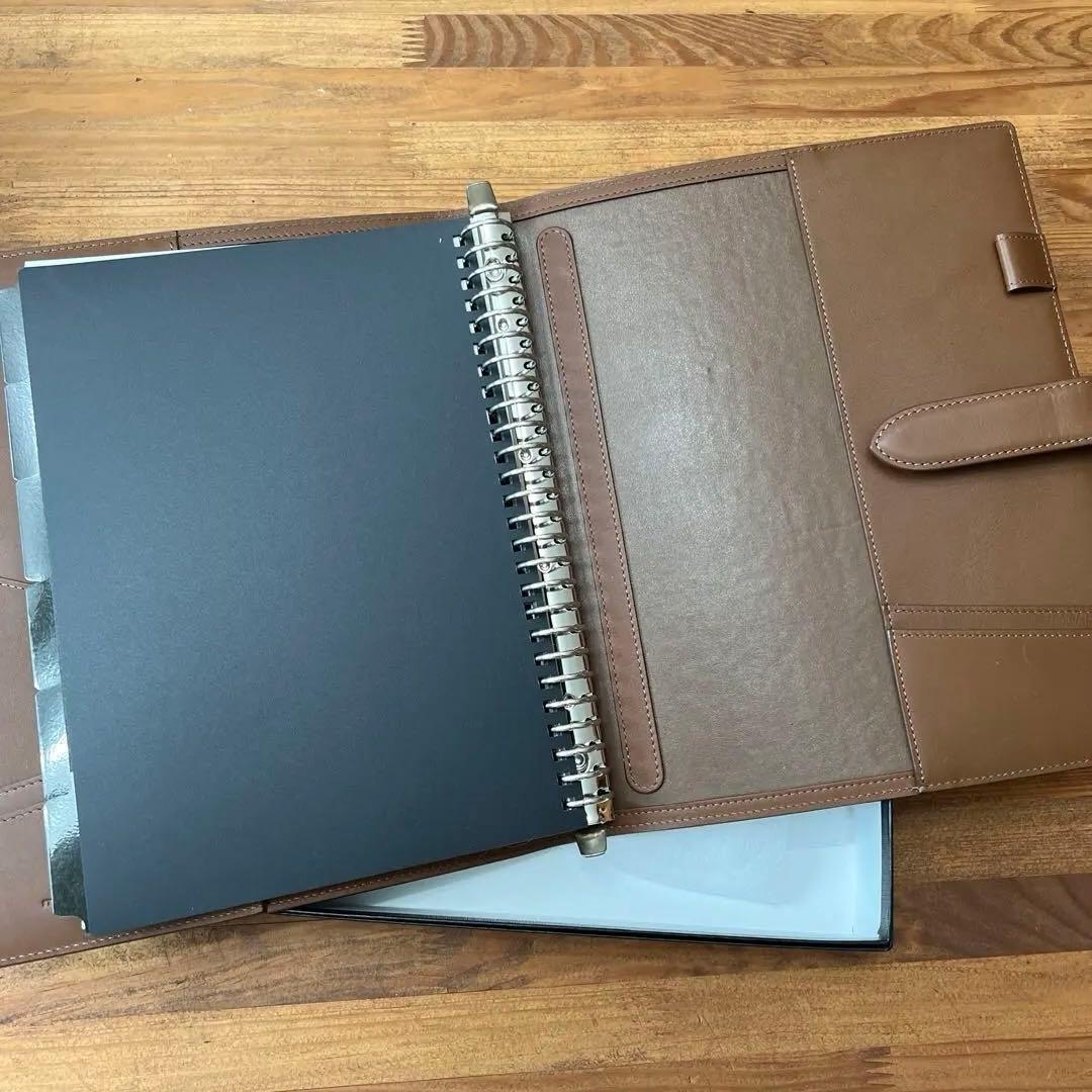 新品未使用Giuris maruman×SOMES 本革バインダーノート B5