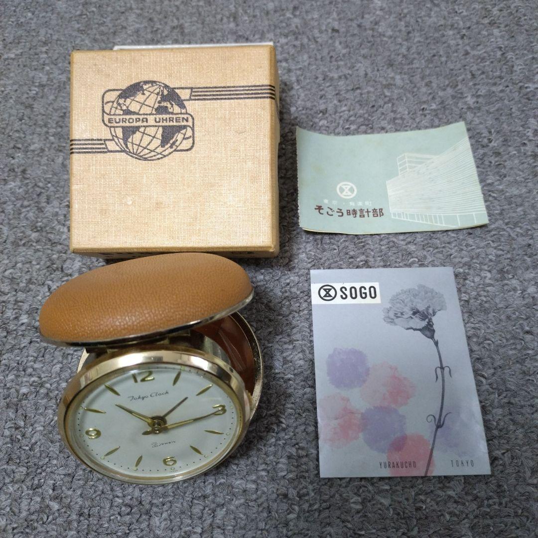 快適グッズ・旅行小物 TOKYO TOKEI Vintage travel ALARM clock