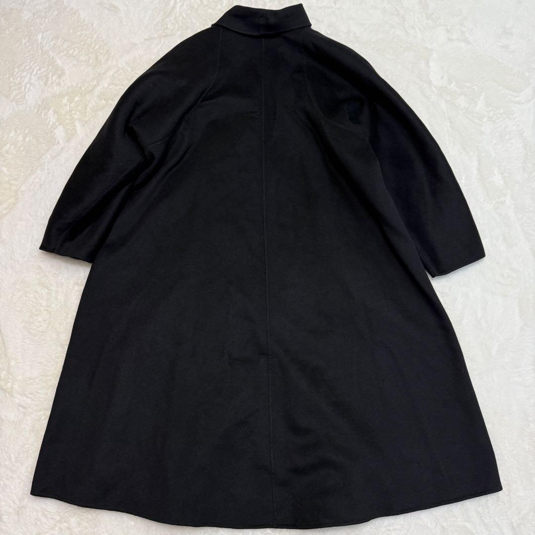 美品 最高級コロンボ カシミヤ ダブルチェスターコート イタリア製 F ブラック