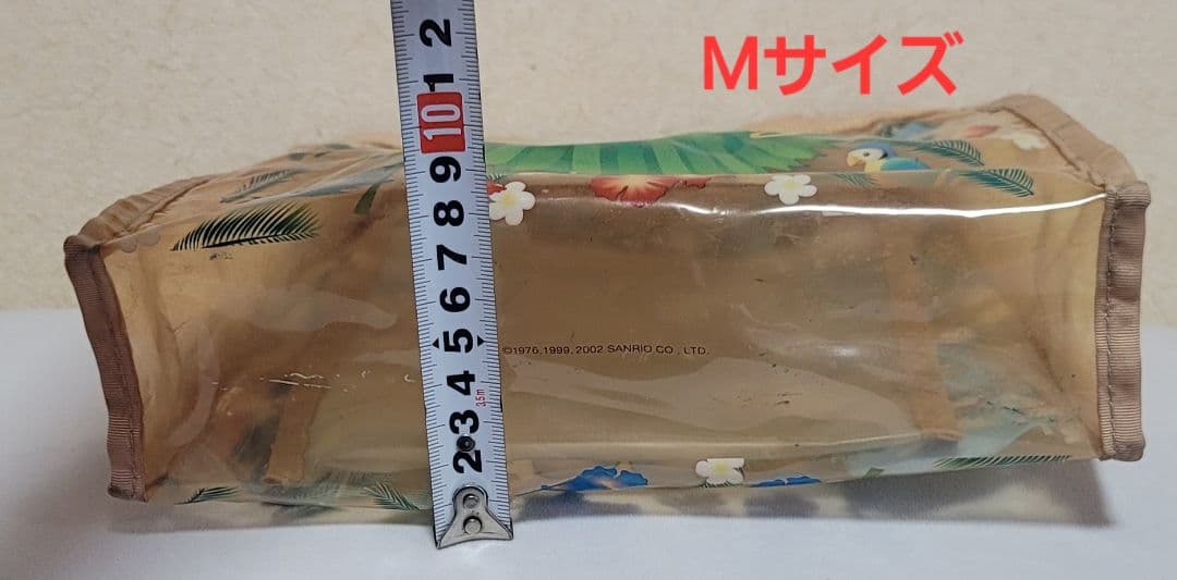 レア　日焼けキティ　ダニエル　ビニールトートバッグ　ハイビスカス　ハワイ　アロハ