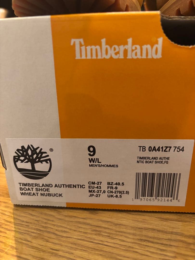 ⭐︎新品未使用⭐︎ ティンバーランド AUTHENTIC BOAT SHOE