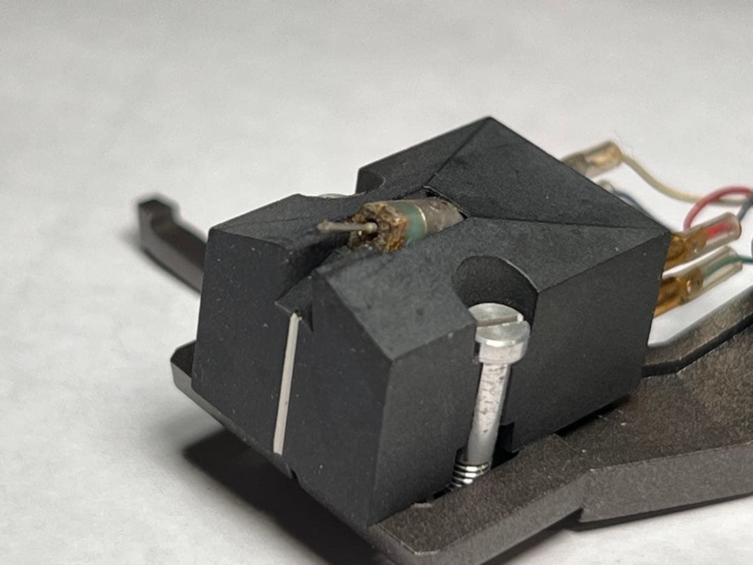 DENON DL-103 MC型カートリッジ、ストレート型アームパイプ付き