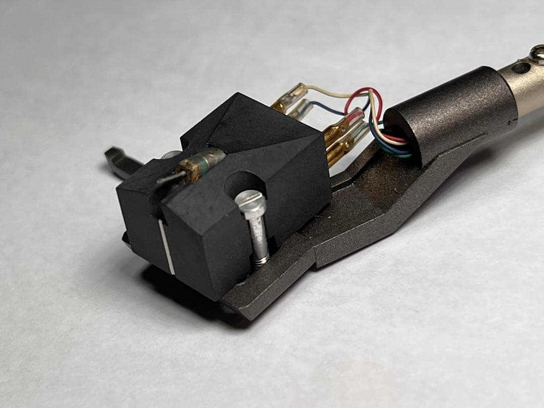 DENON DL-103 MC型カートリッジ、ストレート型アームパイプ付き