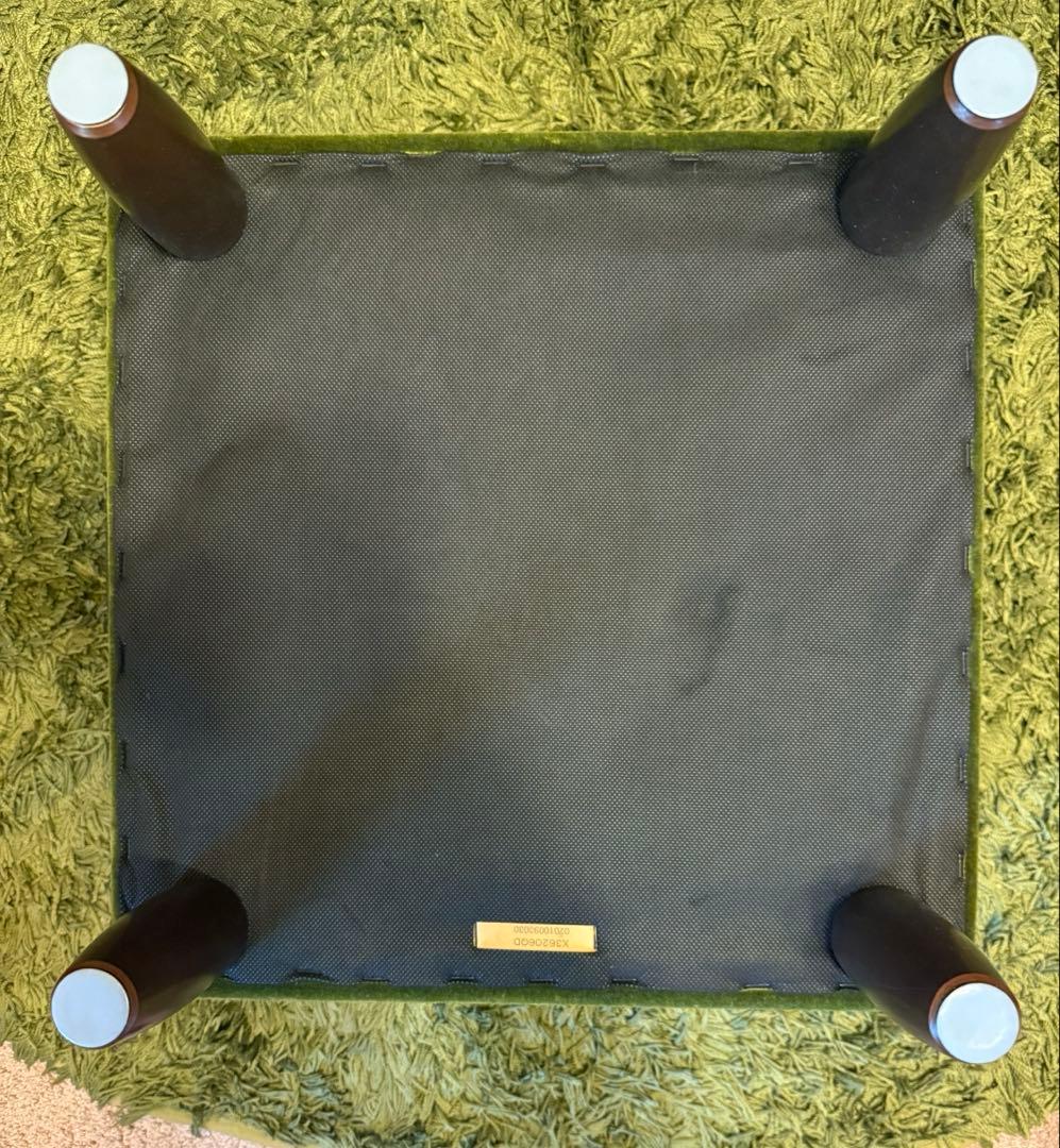 カリモク60 オットマン モケットグリーン