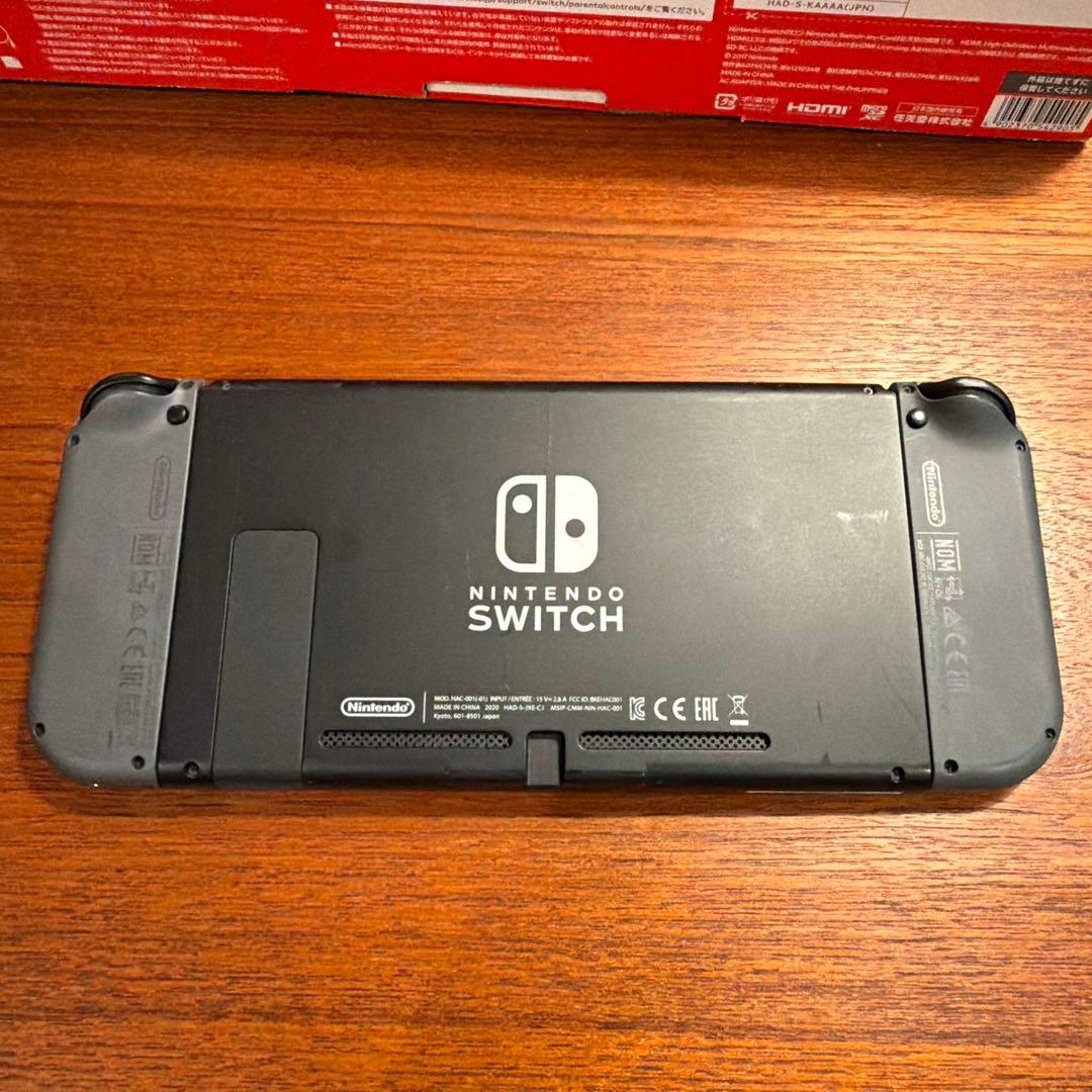 Nintendo Switch 本体 グレー 充電器・ドック付き