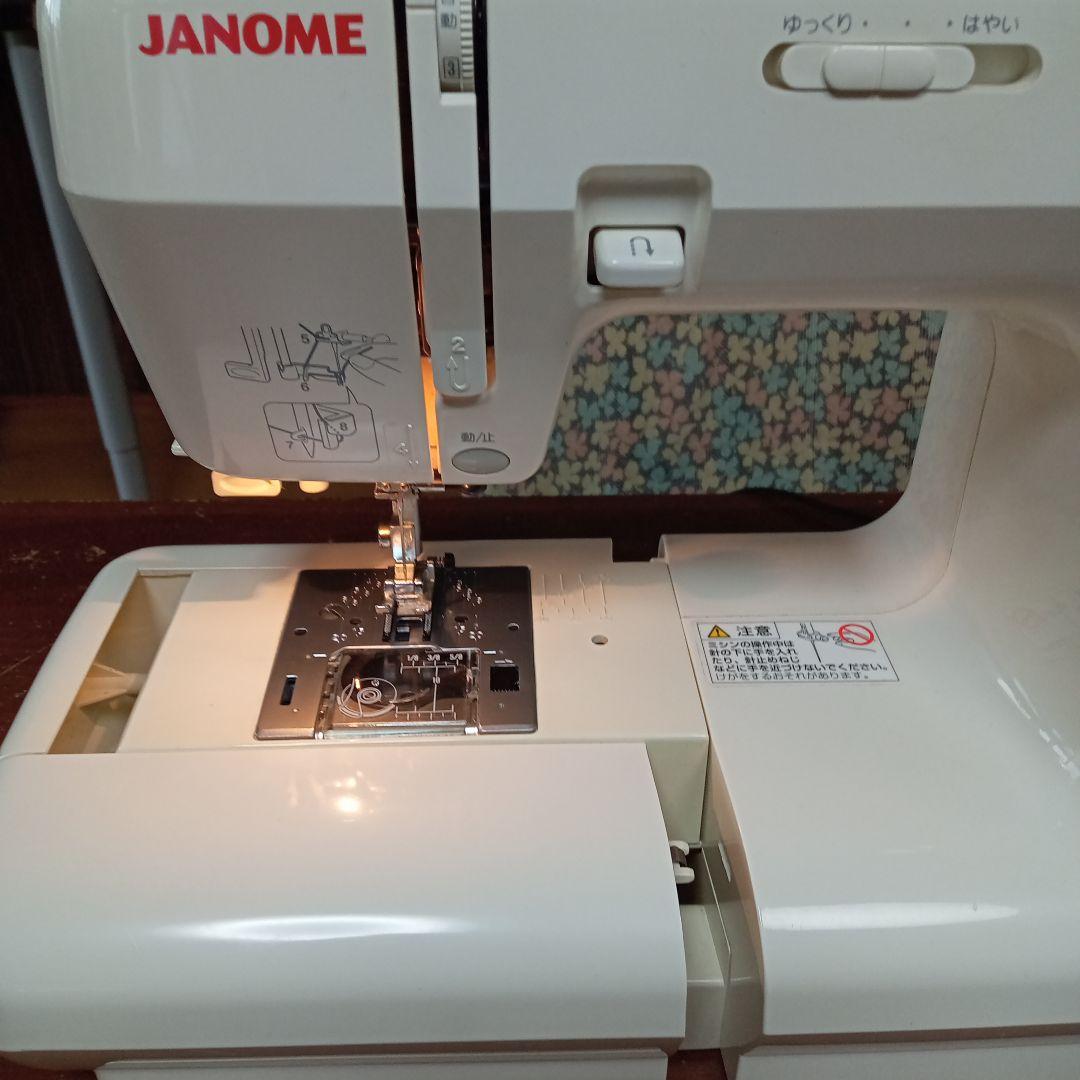 ジャノメ電子ミシン本体　分解整備済み　フット付き