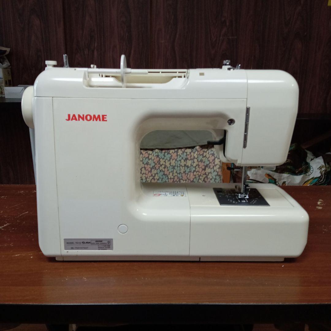 ジャノメ電子ミシン本体　分解整備済み　フット付き