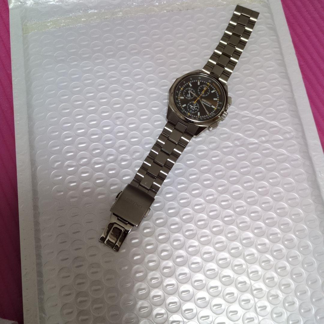 セイコー クォーツ　イグニッション　チタン クロノグラフ SEIKO