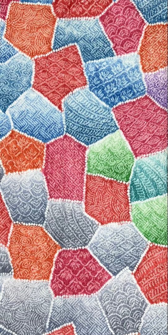 豪華！総絞り　名品　振り袖　フルセット　別誂長襦袢　総絵羽紋様　珍品　可愛い