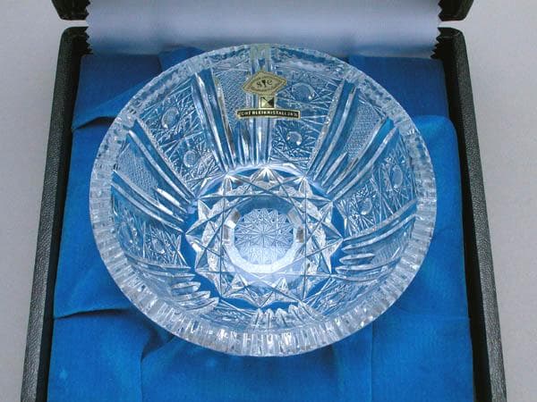 オーストリア　ザルッブルグ カットグラスボール ビンテージ