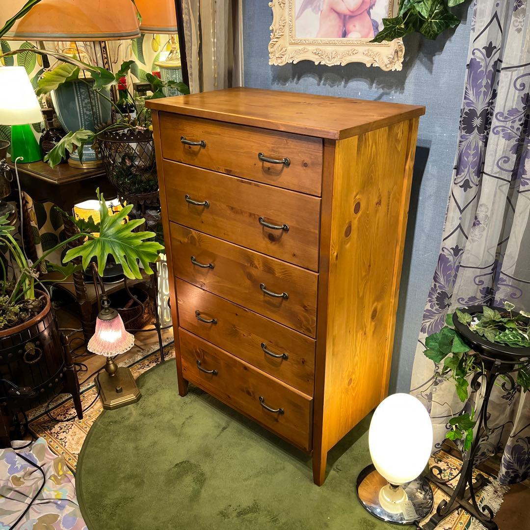 Sale フレンチカントリー　パインソリッド　クラシック　チェストキャビネット