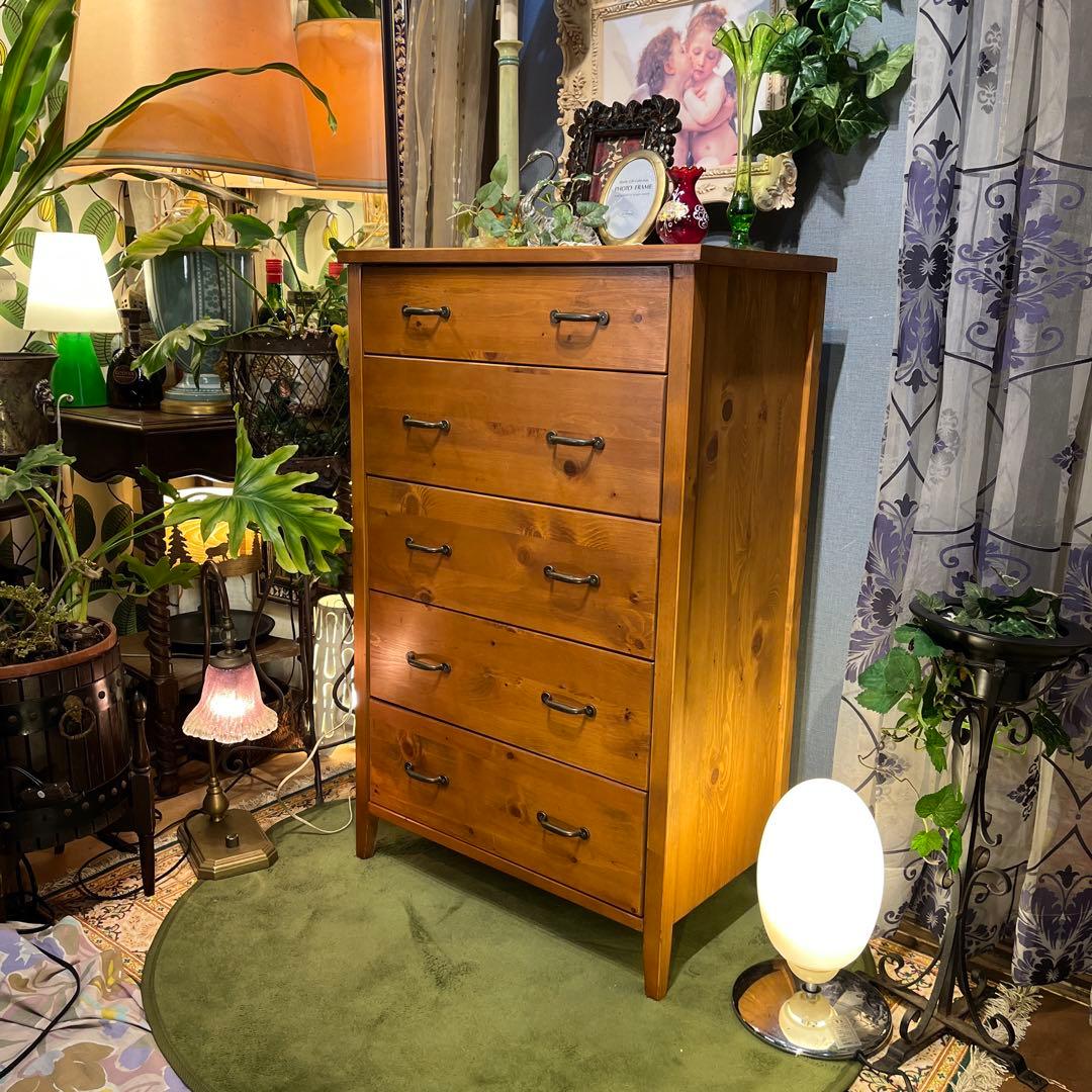 Sale フレンチカントリー　パインソリッド　クラシック　チェストキャビネット