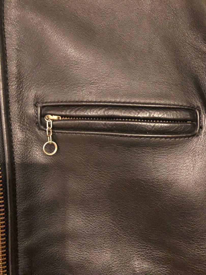 希少vanson シングルライダース タイプD 34 バンソン レザージャケット