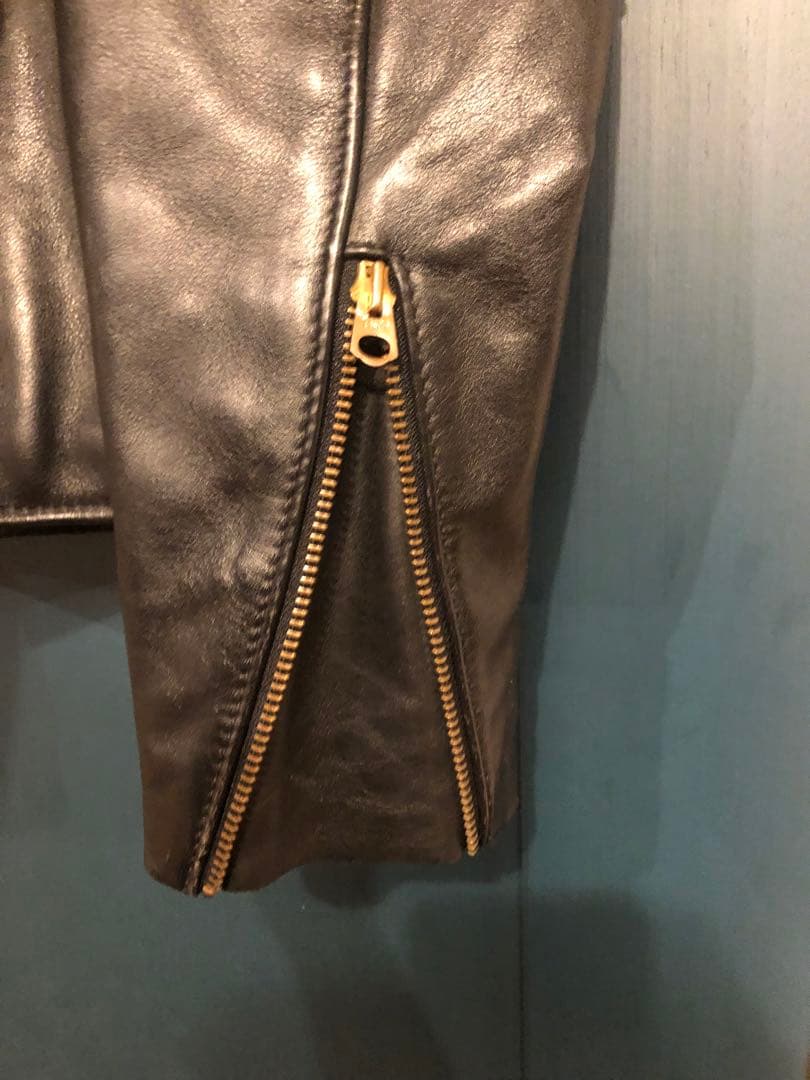 希少vanson シングルライダース タイプD 34 バンソン レザージャケット