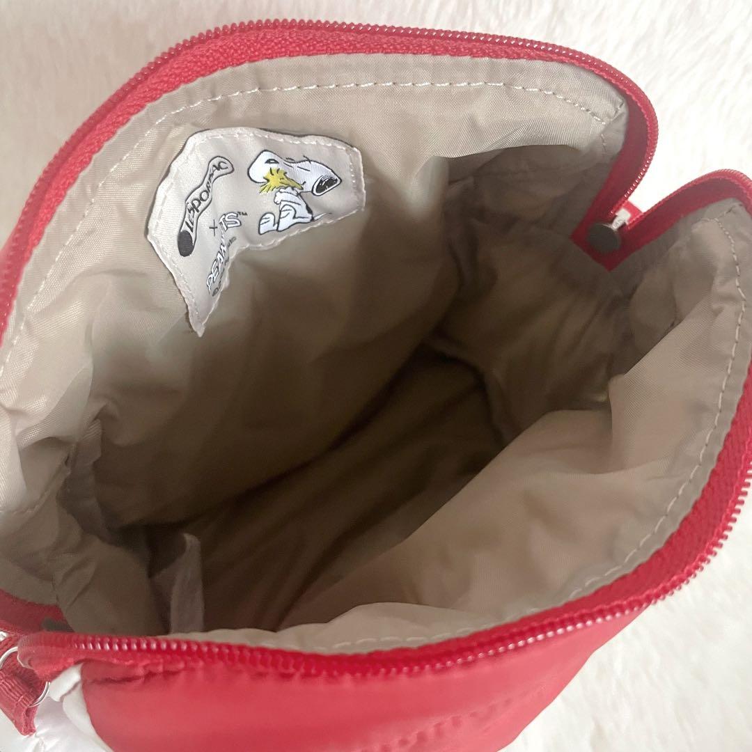 未使用級 LeSportsac スヌーピー ドッグハウス ショルダーバッグ
