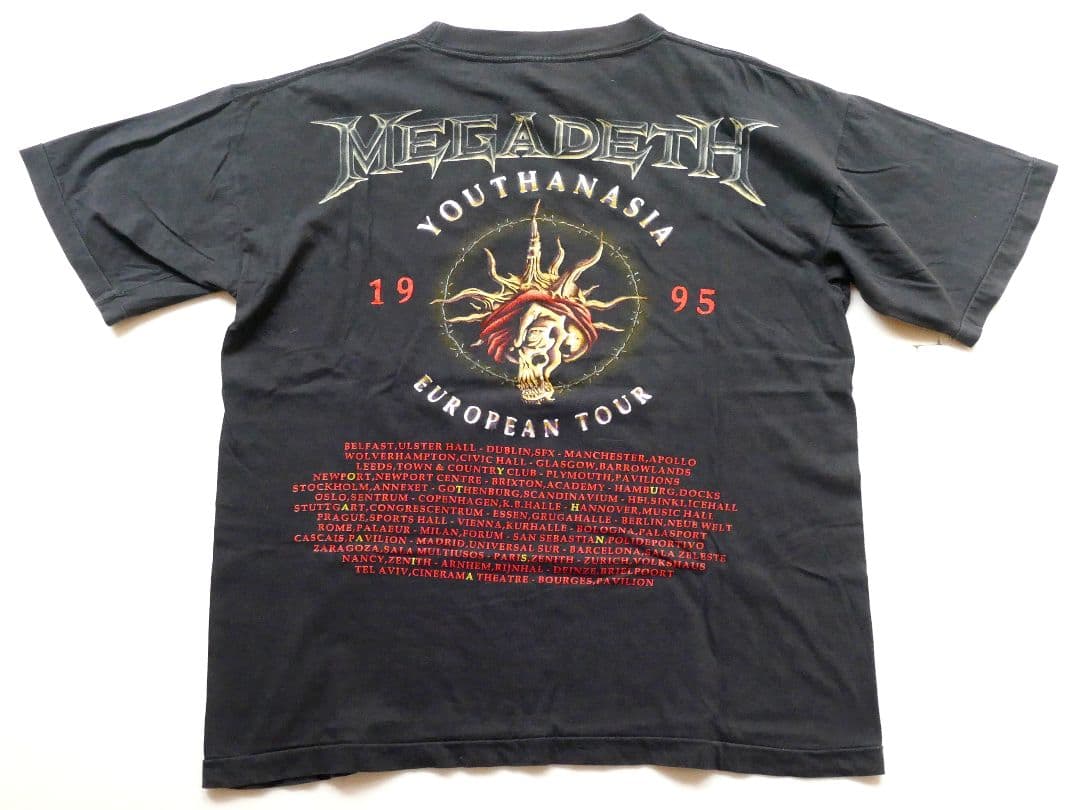 megadeth メガデス vintage Tシャツ ユーロボディ