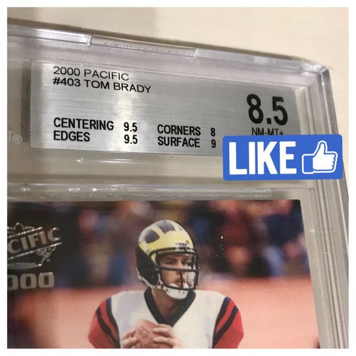 その他 2000 PACIFIC #403 TOM BRADY BGS 8.5