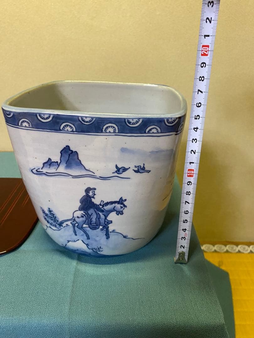 【本日限定】水指し 『四方水指』 手塚祥堂 作 共箱 茶の湯