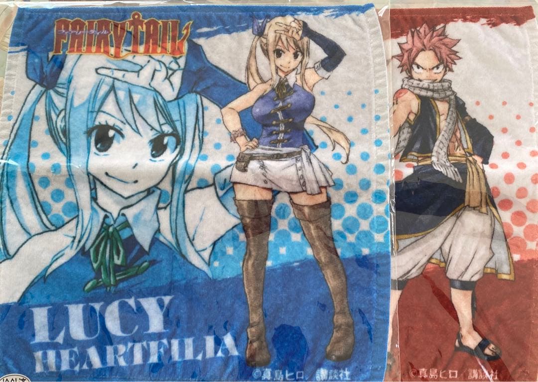 フェアリーテイル FAIRY TAIL 真島ヒロ　原画展　ハンドタオル　グッズ