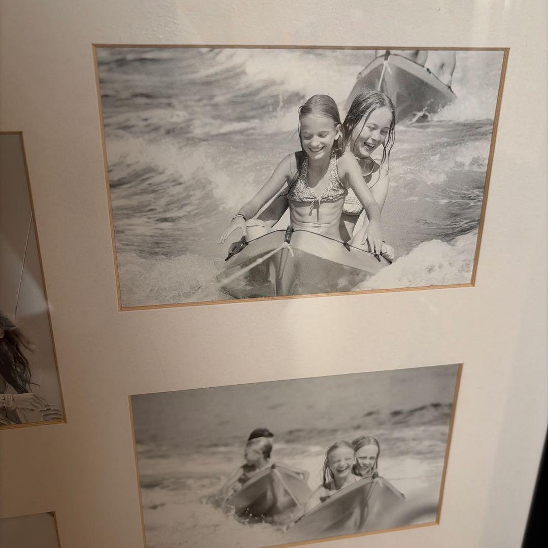 黒　マルチフォトフレーム 額縁　壁掛　写真　アート