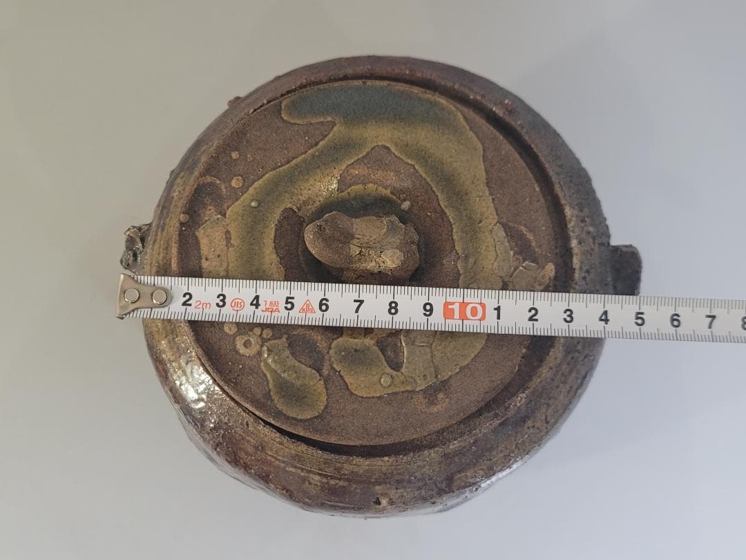 古美術 茶道具 古志賀焼 水指 時代物 DT164