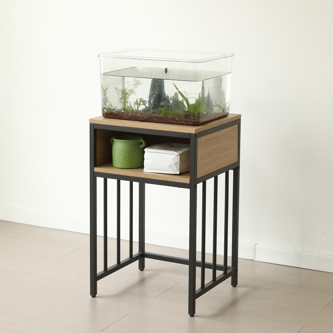 水槽台 水槽スタンド 45*40cm 耐荷重100kg 二段収納棚 幅45cm