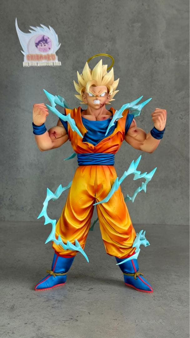 ドラゴンボール 孫悟空リペイント 三次元彩色フィギュア