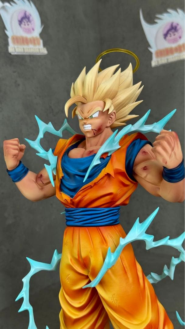 ドラゴンボール 孫悟空リペイント 三次元彩色フィギュア