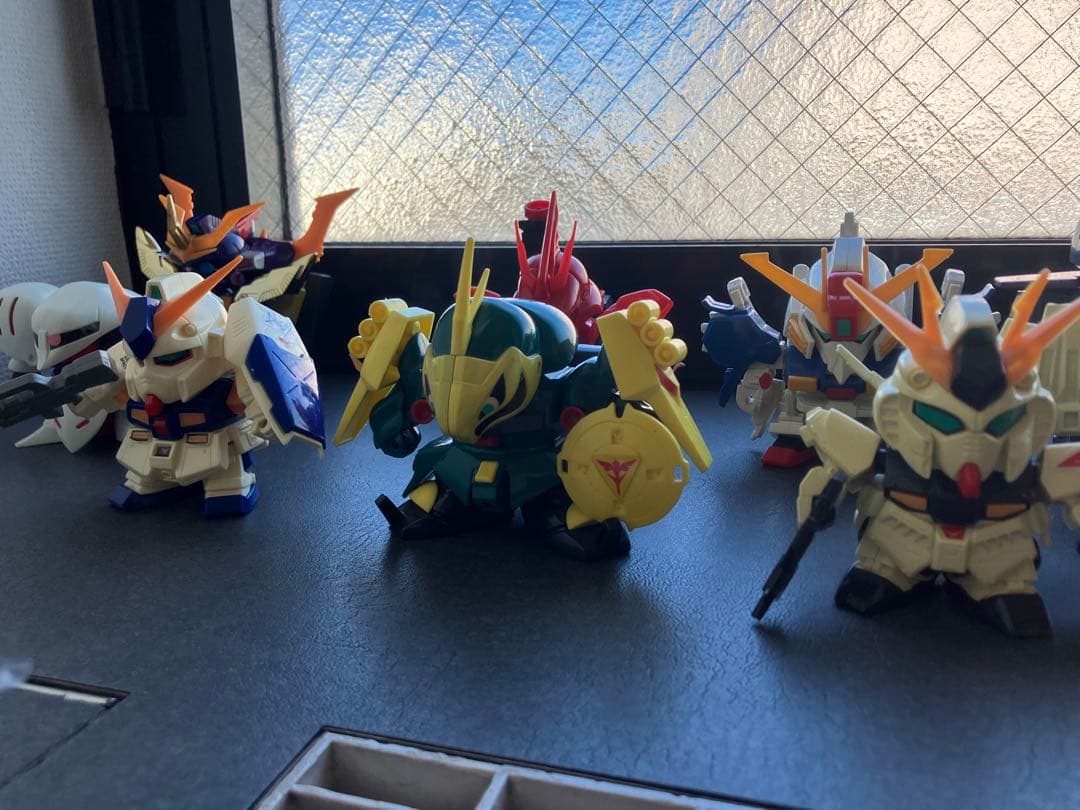 SDガンダム　組み立て済みプラモセット