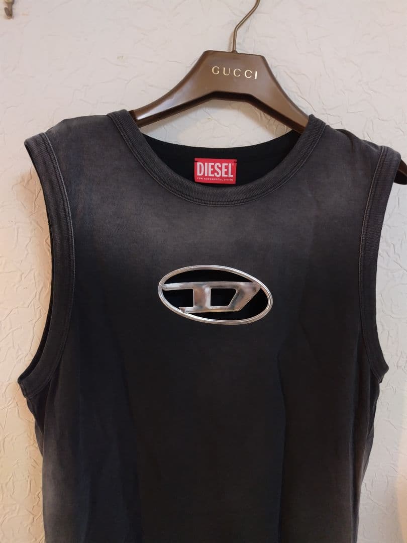 Diesel Faded タンクトップwith puffy Oval D タンク