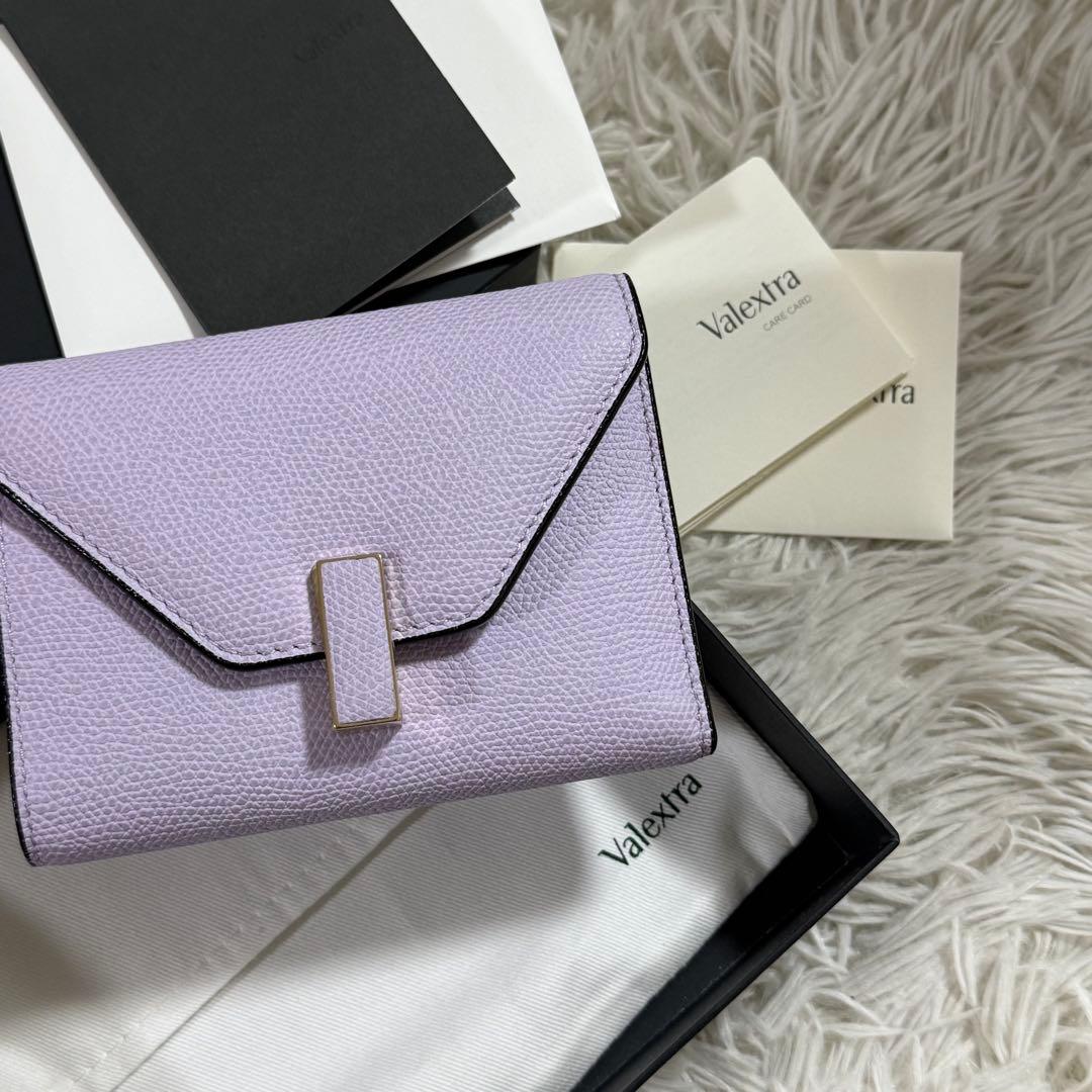 ⭐️新品未使用⭐️　Valextra イジィデ　三つ折り財布　コンパクトウォレット