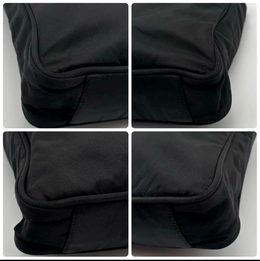 美品✨プラダ　トートバッグ　三角ロゴ　テーストナイロン　ネロ　ブラック　A4